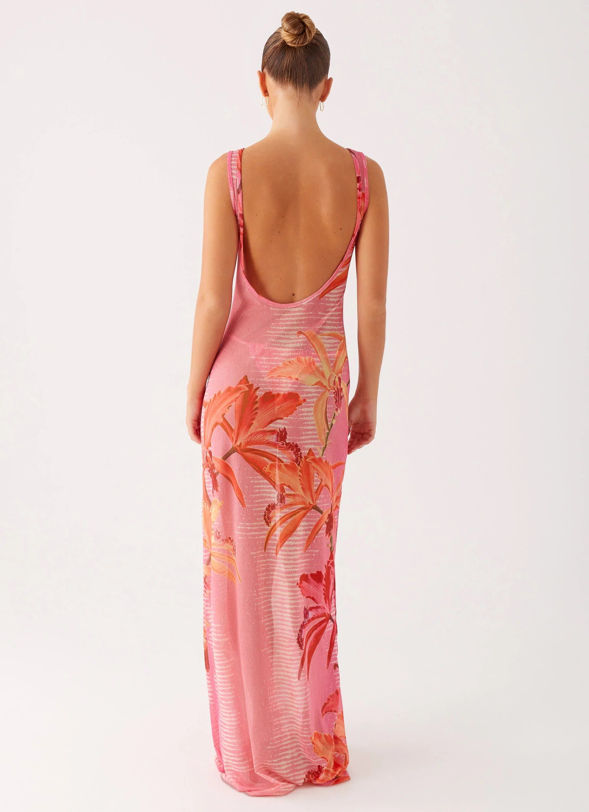 Sorella Maxi Dress - Tropical Pink Print
