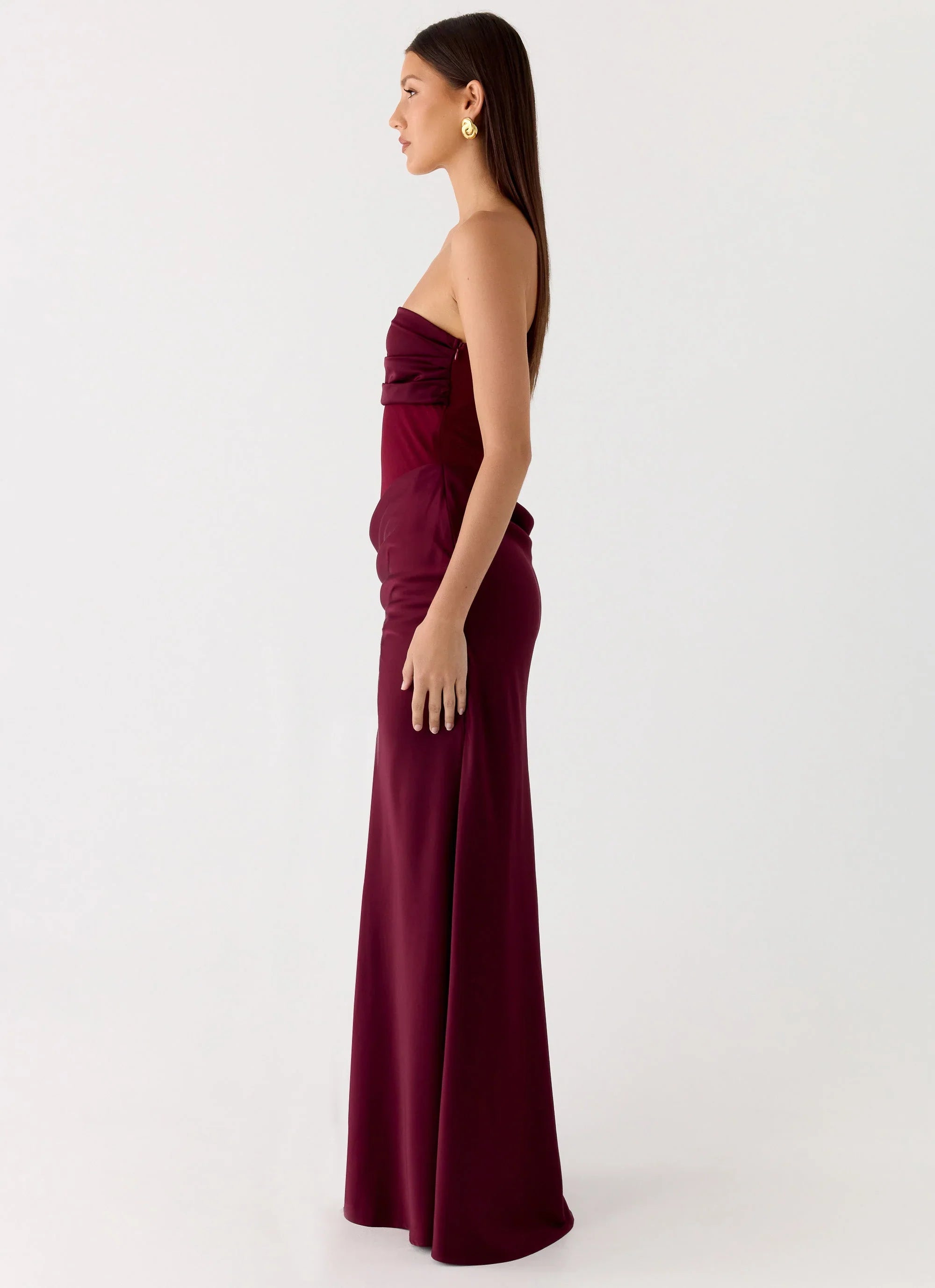 Champagne Skies Maxi Dress - Plum