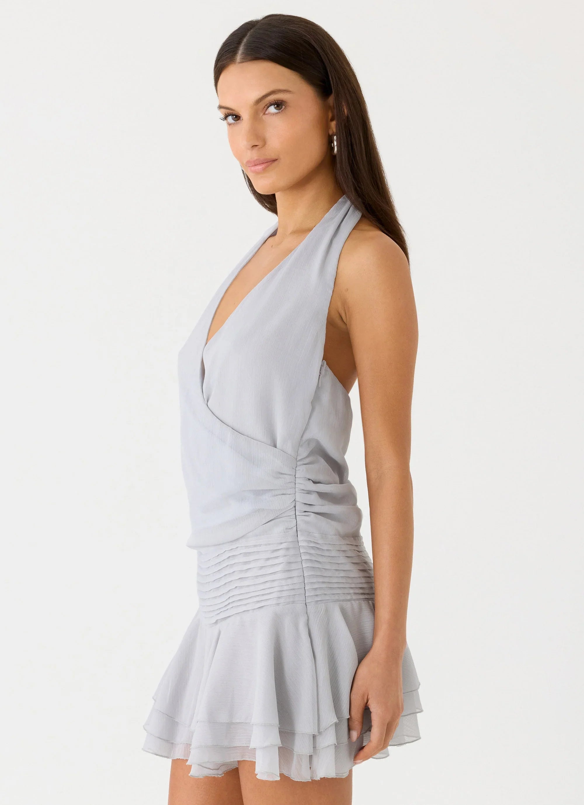 Mura Mini Dress - Misty Blue