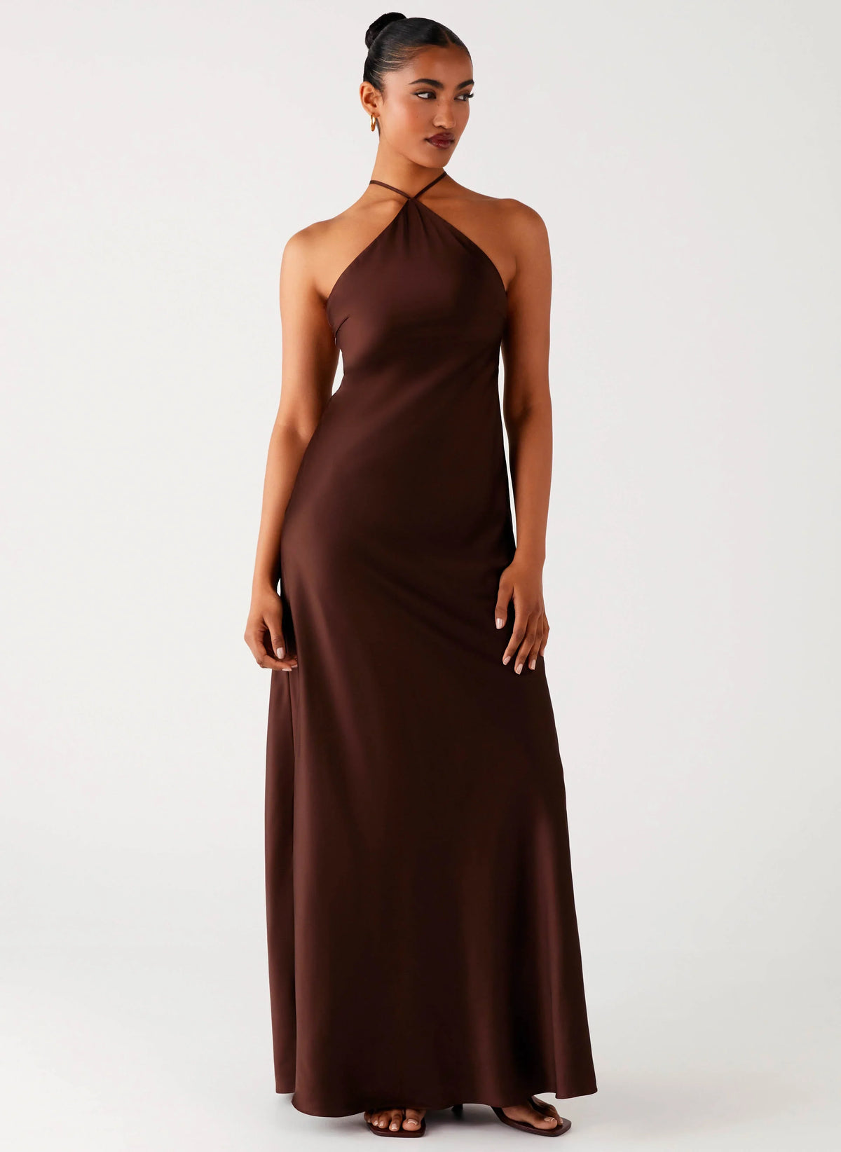 Tulama Maxi Dress - Chocolate